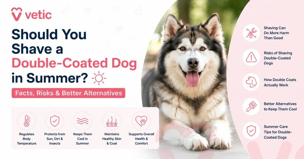 Should you shave your double-coated dog in summer? What vets actually say