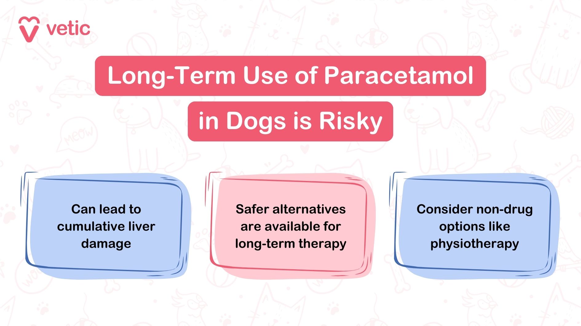 what steps to take if a dog is accidentally given too much paracetamol. The graphic is divided into three main sections which provide the following advice: "Do not induce vomiting without vet advice" - Emphasizing that pet owners should not attempt to make their dog vomit after giving paracetamol to dogs, without consulting a veterinarian first. "Take your dog to the veterinarian for an antidote and proper treatment" - Highlighting the importance of seeking professional veterinary help immediately after the accidental administration of paracetamol to dogs. "Treatments include activated charcoal or IV fluids" - Outlining some of the possible treatments that may be used by veterinarians, such as activated charcoal or intravenous fluids, to help mitigate the effects of paracetamol toxicity in dogs. The image is an essential guide for pet owners, emphasizing the critical steps to take and the importance of professional veterinary intervention when dealing with the consequences of giving paracetamol to dogs.